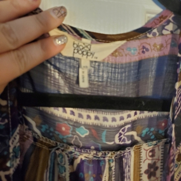 BLACK Poppy Kimono - Picture 3 of 7